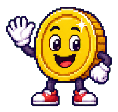Clicky, la mascotte pièce, vous salue